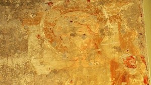 Középkori freskó a zajtai templomban