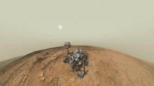Különleges fotó a Curiosity-ről